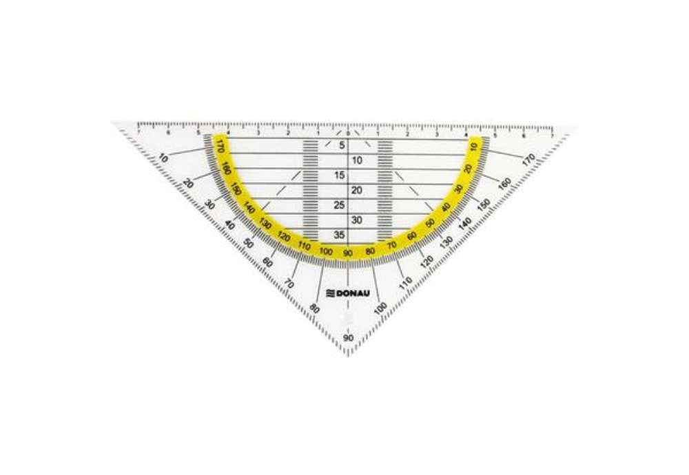 Immagine di Squadra con goniometro Donau senza impugnatura 16 cm 4210001-00