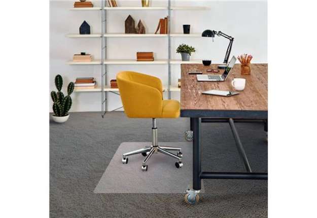 Immagine di Tappeto protettivo Floortex CLEARTEX® UltiMat 120x120 cm - per moquette trasparente - FR1112123ER