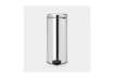 Immagine di Pattumiera a pedale Brabantia Pedal Bin New Icon 30x38x68 cm Inox lucido 30 litri - 114366