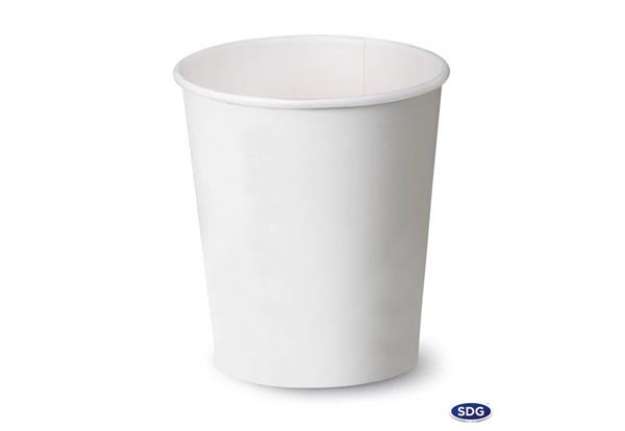 Immagine di Bicchiere 3oz (85ml) Bianco in cartoncino Scatolificio del Garda Bianco - Conf. 50 pezzi - 104-00-S