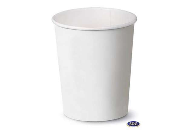 Immagine di Bicchiere 8oz (240ml) Bianco in cartoncino Scatolificio del Garda Bianco - Conf. 50 pezzi - 112-00-S
