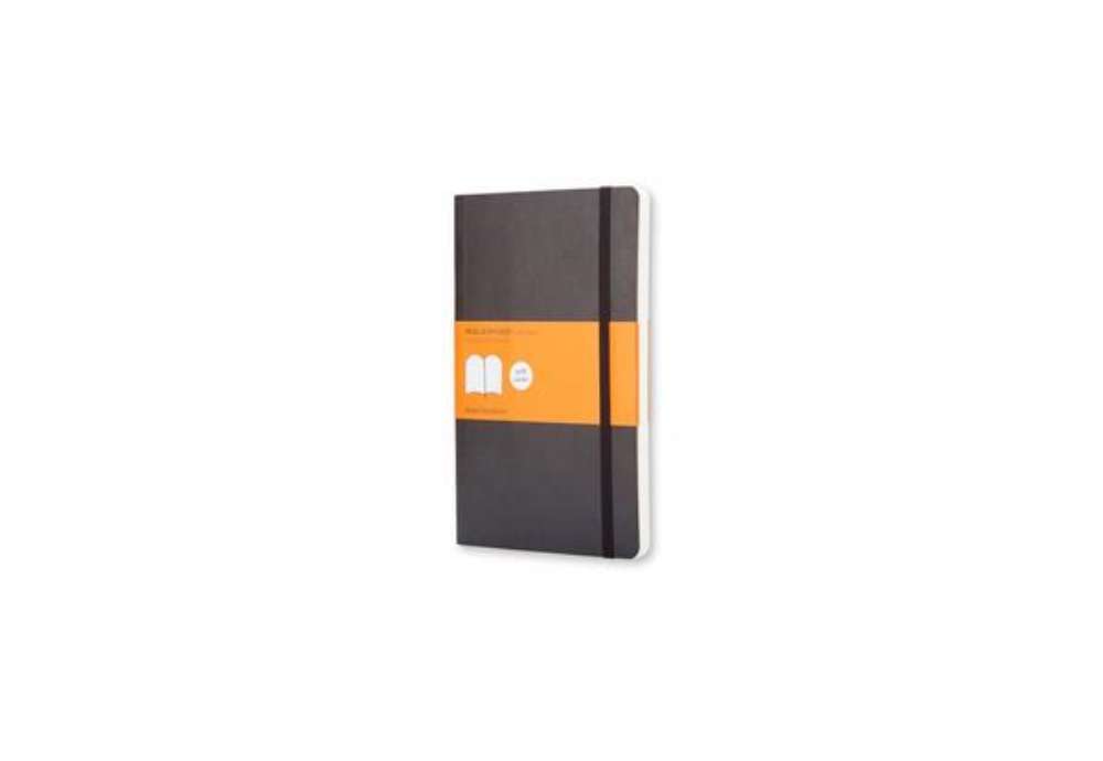 Immagine di Taccuino a righe large 13x21 cm copertina morbida Moleskine nero MS-707162