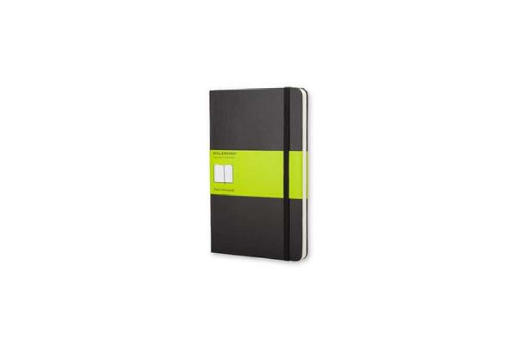 Immagine di Taccuino a pagina bianca large 13x21 cm copertina rigida Moleskine nero MS-701146