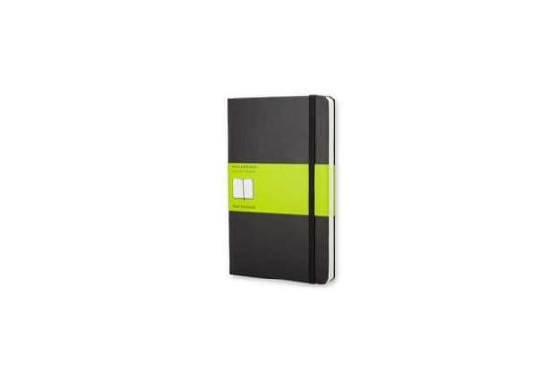 Immagine di Taccuino a pagina bianca large 13x21 cm copertina rigida Moleskine nero QP062