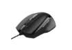 Immagine di Mouse con filo Trust Voca Comfort 800-2400 dpi USB 2.0 nero - cavo 160 cm 23650