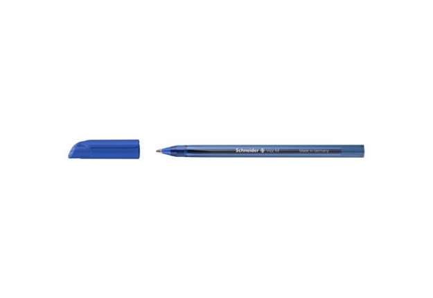 Immagine di Penne a sfera con cappuccio Schneider VIZZ tratto M blu scuro - Conf. 50 pezzi - P102203