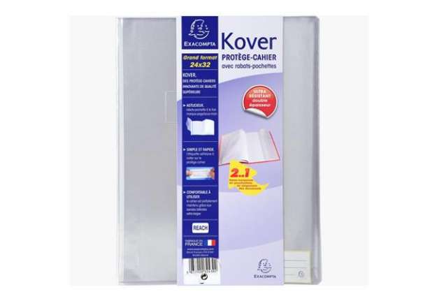 Immagine di Portalistino Kover - 24x32 cm Exacompta trasparente 32430E