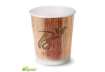Immagine di Bicchiere 3 oz (85 ml)  in cartoncino Bio Scatolificio del Garda - fantasia Palm Leaf - Conf. 50 pez