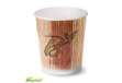 Immagine di Bicchiere 3 oz (85 ml)  in cartoncino Bio Scatolificio del Garda - fantasia Palm Leaf - Conf. 50 pez