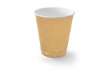 Immagine di Bicchiere 9 oz (300 ml)  in cartoncino Bio Scatolificio del Garda Avana - Conf. 50 pezzi - 311-65