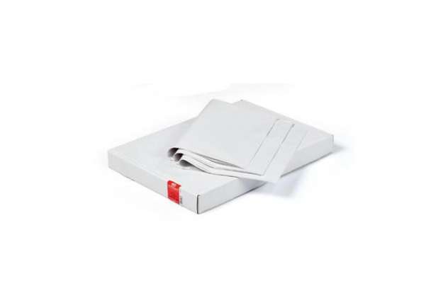 Immagine di Scatola di carta velina piegata Rex-Sadoch 100x140 mm 21 g/m² - bianco Conf. 100 pezzi piegati 50x35