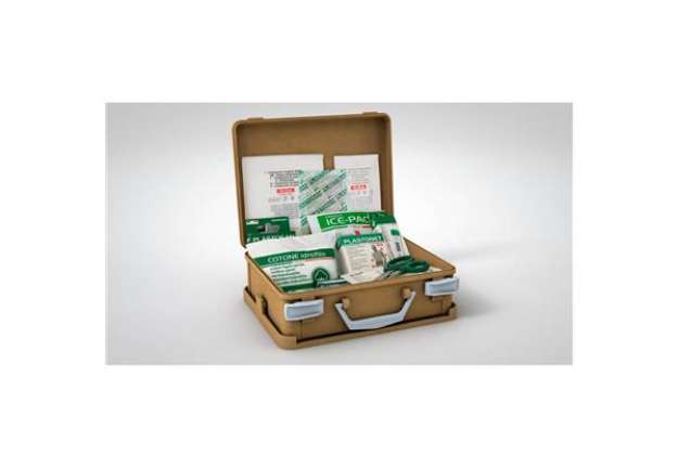 Immagine di Valigetta di pronto soccorso - ecosostenibile - FUTURA PVS marrone CPS463