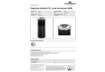 Immagine di Posacenere DURABLE autoestinguente a colonna con sabbia e cestino acciaio nero base tonda - 333201