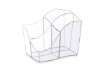 Immagine di Organizer Ellypse CEP in polistirolo con 4 scomparti trasparente 11,8x8,9x9,8 cm 1003400111