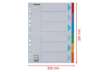 Immagine di Divisori Esselte intercalari 6 tasti cartoncino 160 gr/mq A4 100192