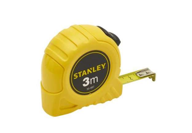 Immagine di Flessometro STANLEY Tylon 3 m x 13 mm nastro in metallo - gancio per cintura M30487