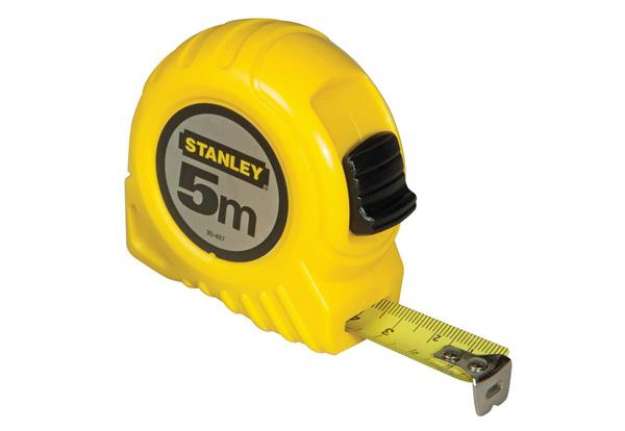 Immagine di Flessometro STANLEY Tylon 5 m x 13 mm nastro in metallo - gancio per cintura M30497