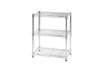 Immagine di Scaffale a 3 ripiani Serena Group Archimede in acciaio grigio 60x36x75 cm - ZN1424-3