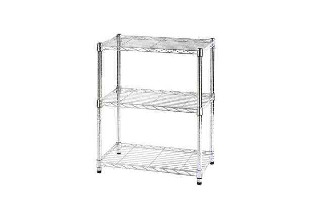 Immagine di Scaffale a 3 ripiani Serena Group Archimede in acciaio grigio 60x36x75 cm - ZN1424-3