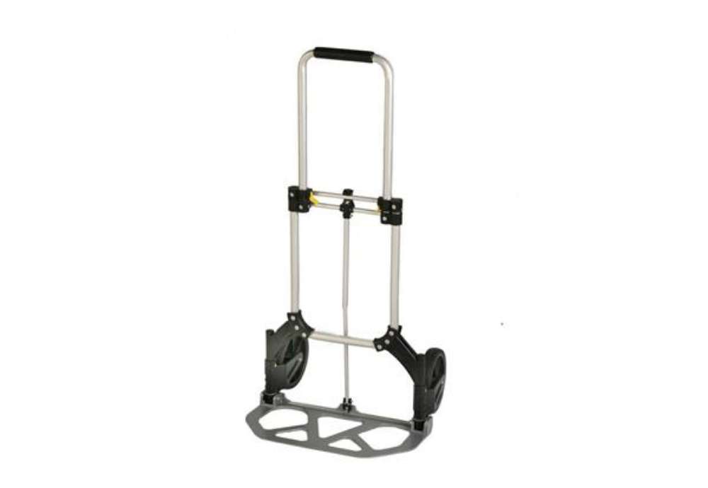 Immagine di Carrello portapacchi Serena Group in alluminio e plastica grigio/nero 48x98 cm - GZS100