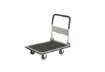 Immagine di Carrello portapacchi Serena Group in lamiera rinforzata grigio/nero 91x61x87 cm - portata 300 kg - P