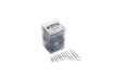 Immagine di Fermagli Leone filo zincato ritrafilato Gran Mix misure assortite zinco brillante barattolo da 125 g