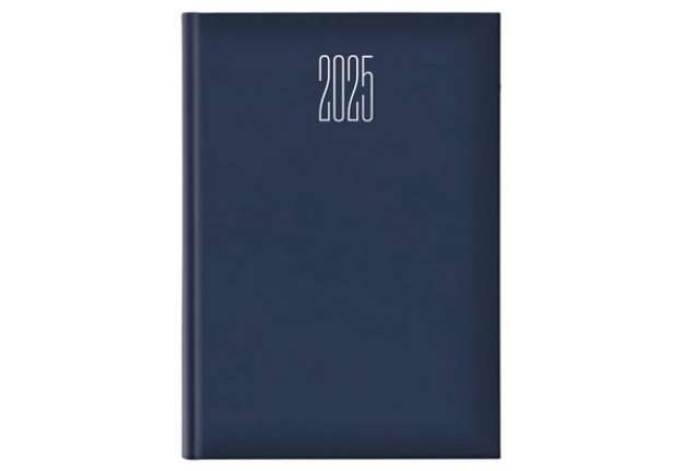 Immagine di Agenda 2026 Giornaliera A4 S/D separati Gommato blu 26-065100401C