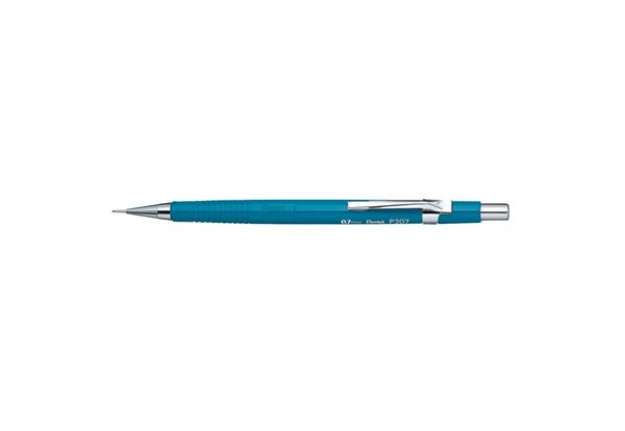 Immagine di Portamine Pentel Sharp P200 fisso da 4 mm - mina 0,7 mm HB fusto azzurro P207-C