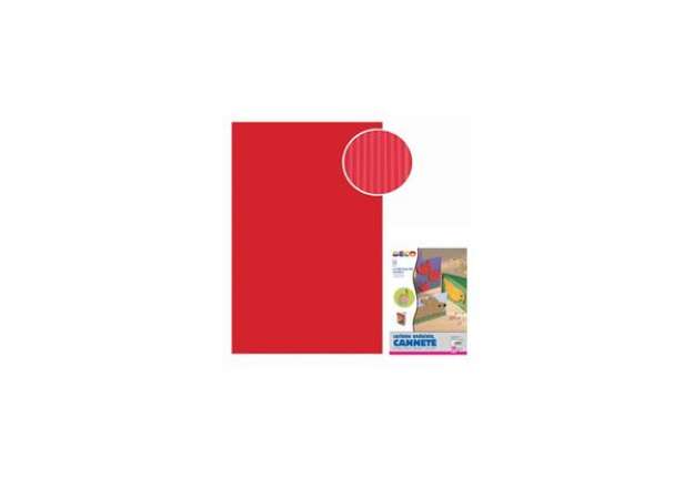Immagine di Cannetè - 50x70 cm - busta 10 fogli - 230 g/m² Deco rosso 2206/1