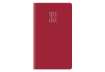 Immagine di Agenda 2026 Settimanale tascabile 8x14 cm Gommato rosso 26-055200403C