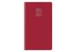 Immagine di Agenda 2026 Settimanale tascabile 8x14 cm Gommato rosso 26-055200403C