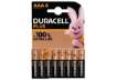 Immagine di Batterie alcaline Duracell Plus100 Ministilo AAA - MN2400 - blister da 8 - DU0211