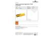 Immagine di Tasche per identificazione a fissaggio magnetico DURABLE 223x81,5 mm giallo Conf. 50 pz - 1757-04