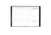 Immagine di Agenda settimanale 2026 Quo Vadis Prenote 21x29,7 cm - rivest. granuloso Impala nero 02408826MQ