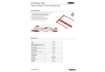 Immagine di Fastener con clip di chiusura passo 80 mm Fellowes rosso conf. 100 pezzi  0089602