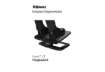 Immagine di Poggiapiedi regolabile Fellowes Hana™ LT 17.5 x 45 x 36 cm nero 100016998