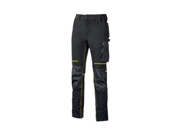 Immagine di Pantalone da lavoro U-Power ATOM Black Carbon - taglia L PE145BC-L