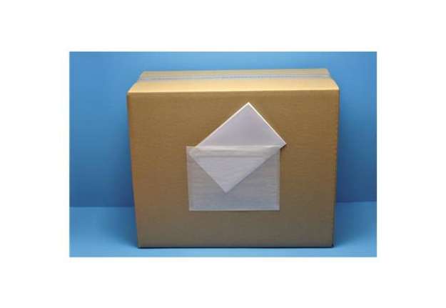 Immagine di Buste adesive in carta ecologica Methodo C4 trasparenti - 320x250 mm - conf. 250 pezzi - X101402