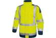 Immagine di Giacca da lavoro Delta Plus Parka Easy View c/zip imperm. - Cl.3 - 4 tasche - argento giallo fluo-bl