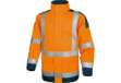 Immagine di Giacca da lavoro Delta Plus Parka Easy View c/zip imperm. - Cl.3 - 4 tasche - argento arancio fluo-b