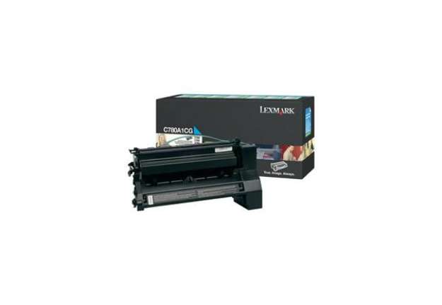 Immagine di Toner return program Lexmark ciano  C780A1CG