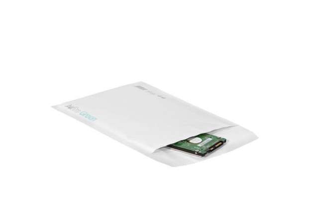 Immagine di Busta imbottita AirPro Green - G/17 (25 x 34 cm) - carta - bianco - Bong Packaging - conf. 100 pezzi