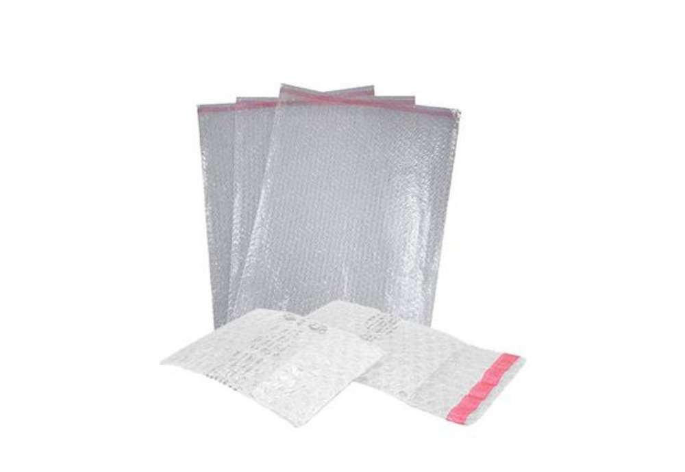 Immagine di Busta trasparente - a bolle d'aria - con chiusura adesiva - 10 x 13 cm - conf. 100 pezzi