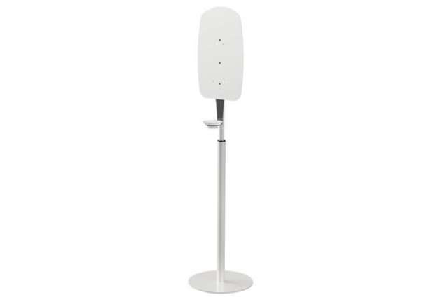 Immagine di Supporto telescopico in metallo grigio per distributore elettronico gel - h130 cm - (dosatore e altr