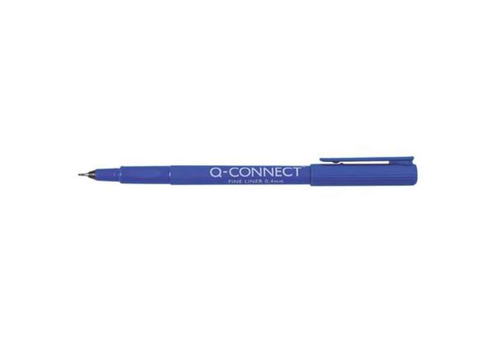 Immagine di Fineliner Q-Connect 0.4 mm blu  Conf. 10 pezzi - KF25008