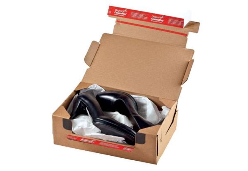 Immagine di Scatola fustellata per e-commerce ColomPac conf. 10 pz - cartone ondulato avana - formato XL 40x30x2