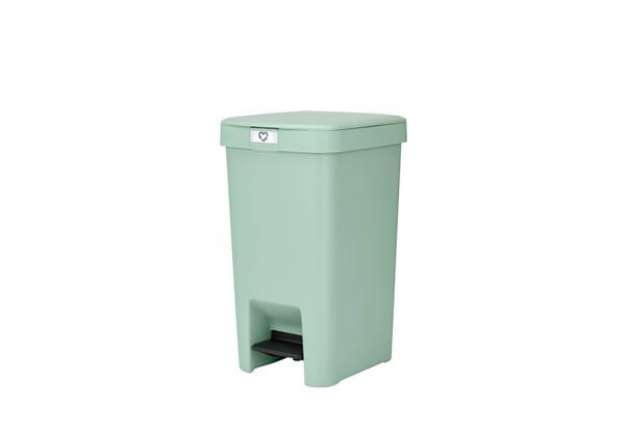 Immagine di Pattumiera a pedale Brabantia StepUp per raccolta differenziata - capacità 16 L - jade green - 80032