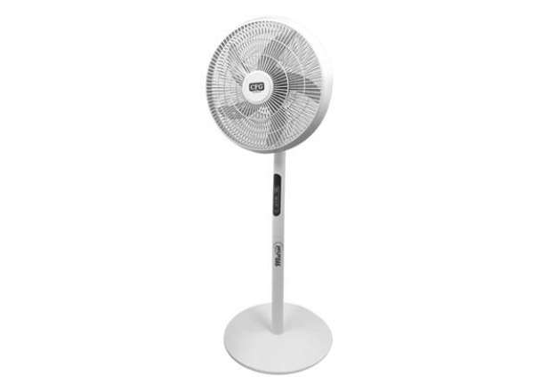Immagine di Ventilatore Mistral - da terra - con pannello solare - diametro 40 cm - altezza 112 cm - CFG