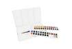 Immagine di Acquerelli Daler Rowney Aquafine Studio Set - 48 mezzi godet + pennello - D131900201