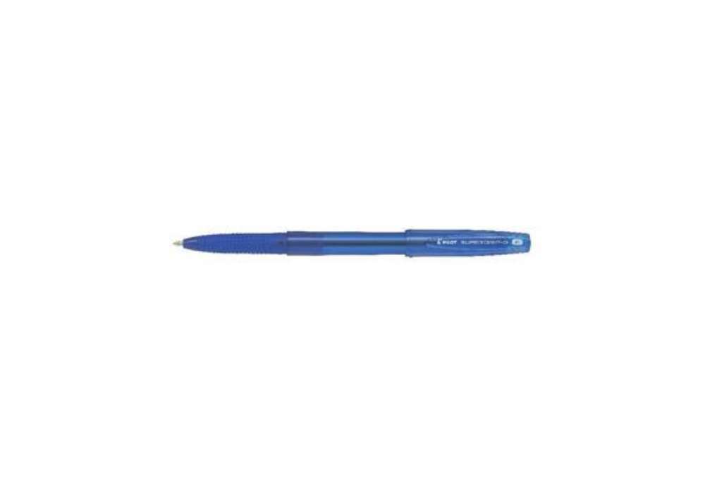 Immagine di Penna a sfera Pilot Super Grip G fine con cappuccio - conf. 12 pezzi - inchiostro blu - 001657